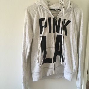PINK la palm tree hoodie